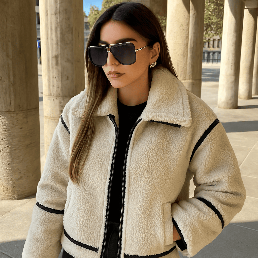 Casaco Feminino Teddy Peluciado