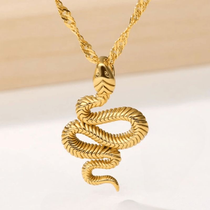 Colar Royal Pingente De Cobra