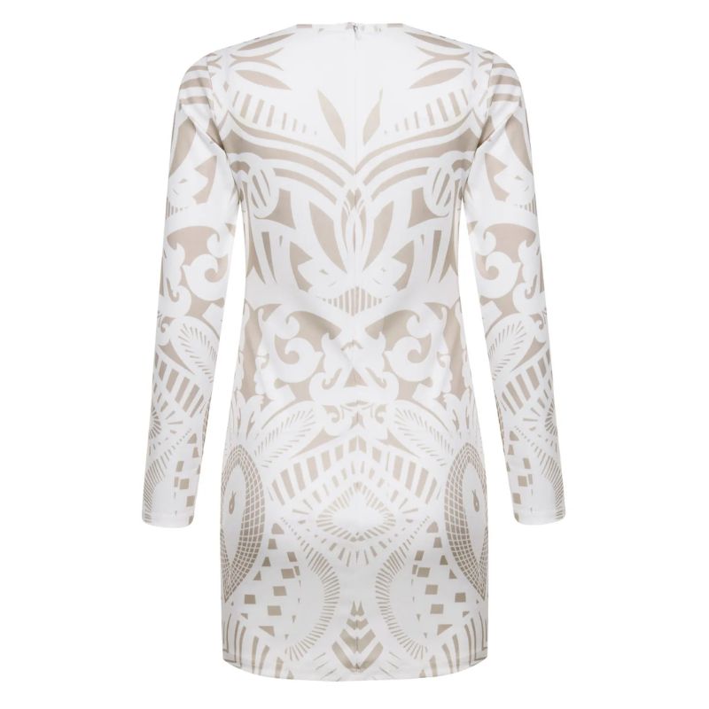 Vestido Feminino Decote Em V Retrô