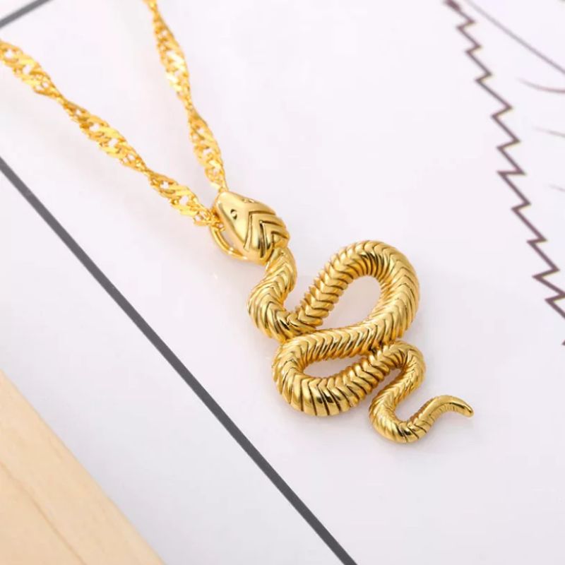 Colar Royal Pingente De Cobra