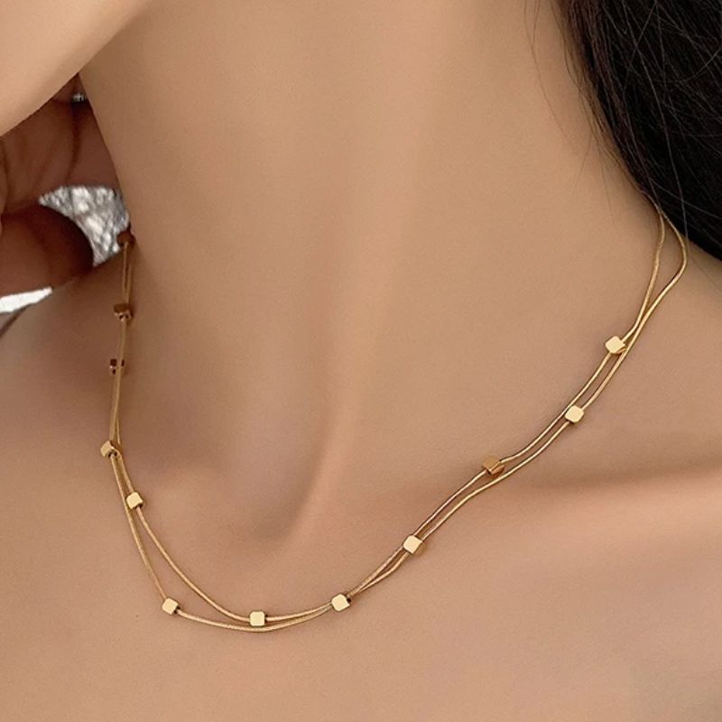 Colar Íris Minímalista - MoonStone - Versazzi