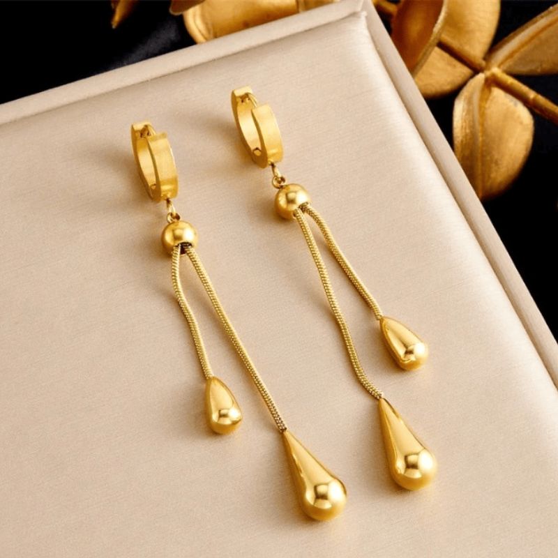 Conjunto de Colar + Brincos De Gotas