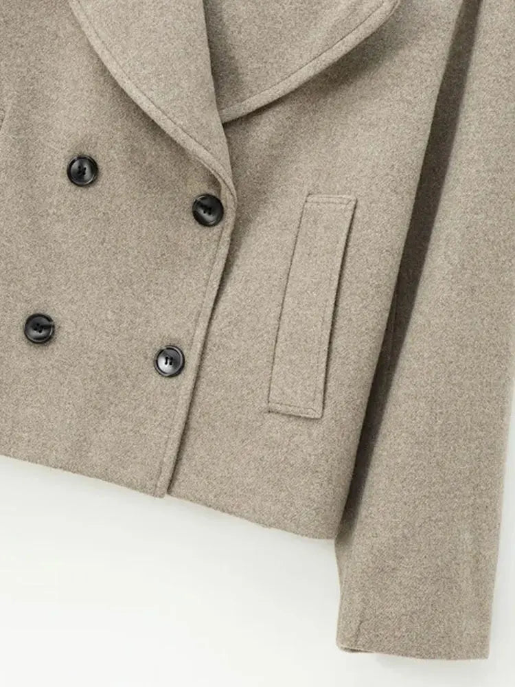 blazer feminino,
casaco feminino de lã,
blazer feminino curto,
casaco feminino elegante,
blazer feminino com botões duplos,
casaco feminino inverno,
casaco feminino com lapela,
blazer feminino de lã sintética,
blazer feminino sofisticado,
casaco feminino estiloso.