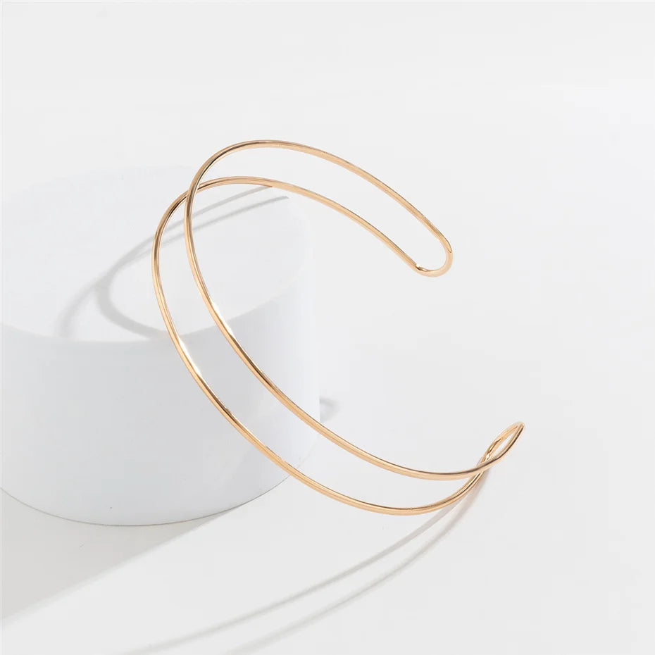 Gargantilha Dupla Choker Fina