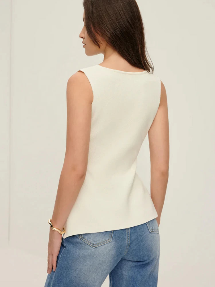 Colete Feminino Assimétrico