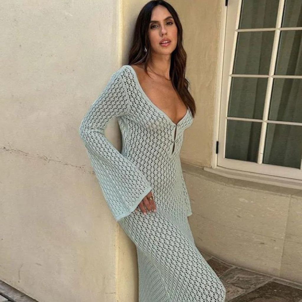 Vestido Feminino Verão - Decote Em V 24