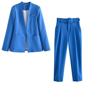 Conjunto Blazer De Alfaiataria Feminino Vintage