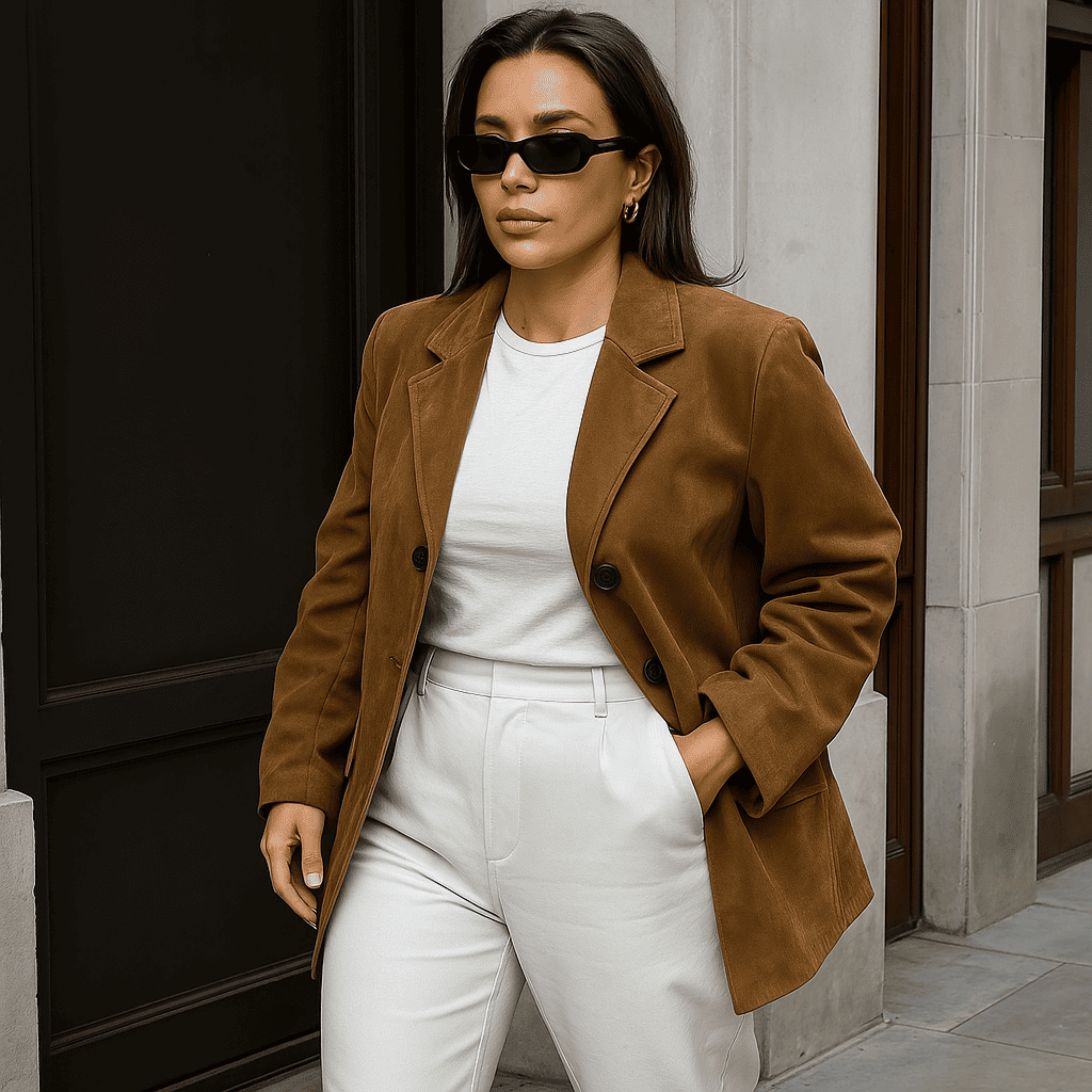 Blazer Feminino Com Lapela - Versazzi