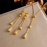 Conjunto de Colar + Brincos De Gotas
