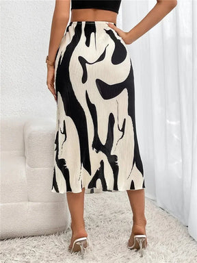 Saia Longa Feminina Estampada - Urbanic - Versazzi