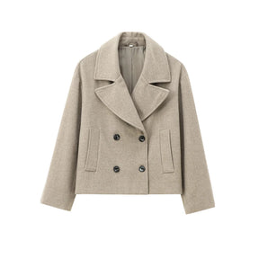 blazer feminino,  
casaco feminino de lã,  
blazer feminino curto,  
casaco feminino elegante,  
blazer feminino com botões duplos,  
casaco feminino inverno,  
casaco feminino com lapela,  
blazer feminino de lã sintética,  
blazer feminino sofisticado,  
casaco feminino estiloso.