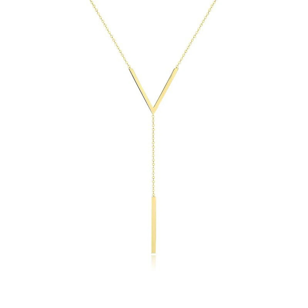 Colar Feminino Em Forma De V - Versazzi