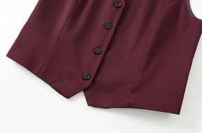 Conjunto Feminino Colete e Calça Alfaiataria