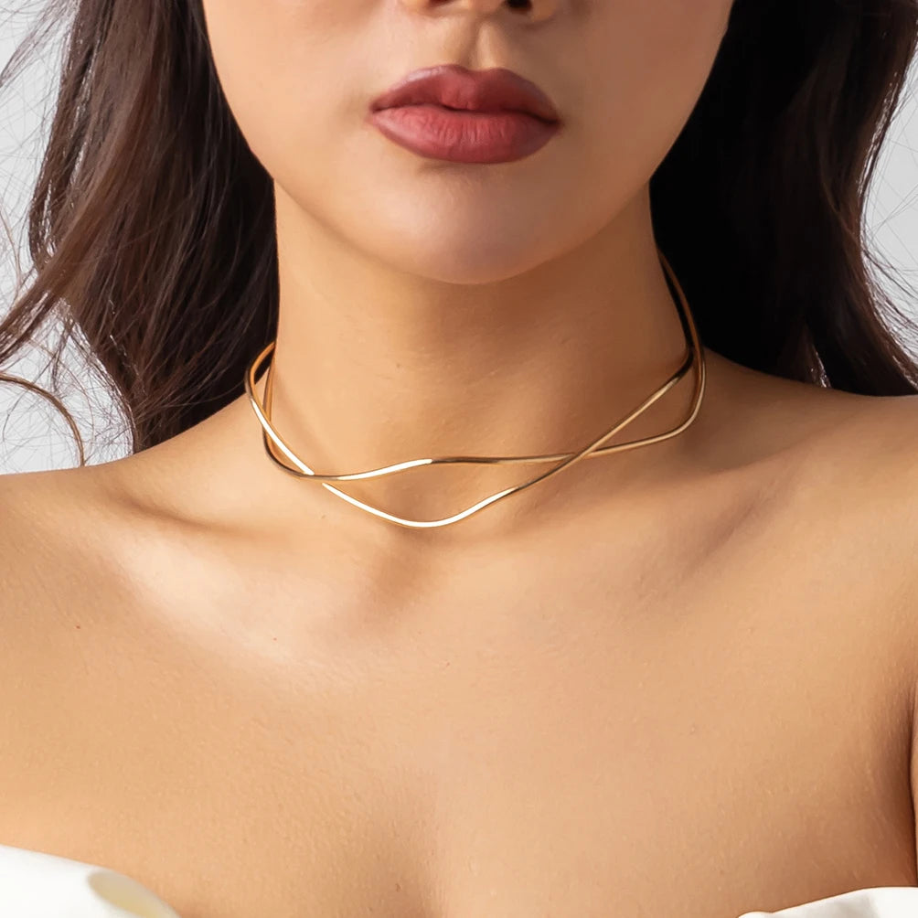 Gargantilha Choker Ouro 18k - Versazzi