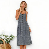 Vestido Feminino Midi Floral - Danin